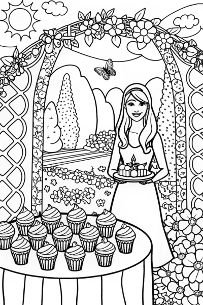 Barbie’s Dream Garden Party Coloring Adventure