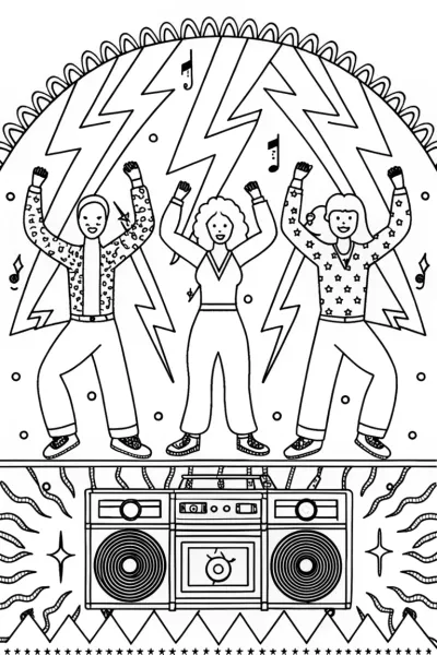 Lightning Bolt Dance Party Fun!