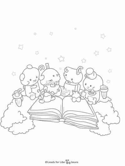 Cinnamoroll’s cloud book club