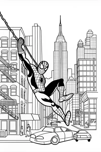 Spiderman in a Concrete Jungle