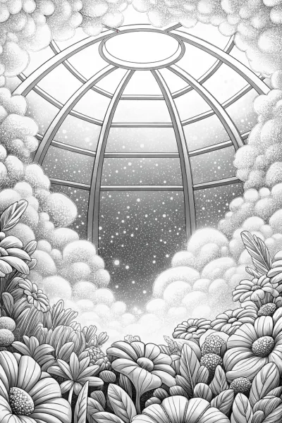 Nimbus in a sky garden