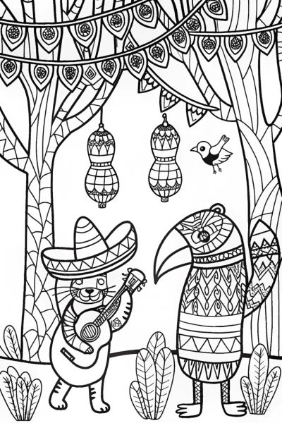 La Fiesta de los Animales Encantados con Gato Mariachi