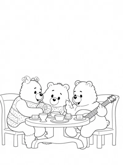 Care Bears time travel tea party