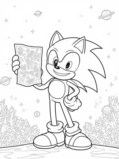 Sonic’s treasure map adventure