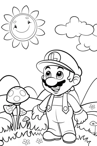 Luigi’s Colorful Garden Adventure