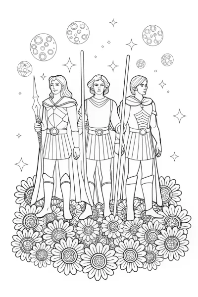 Celestial Warriors of the Star Garden