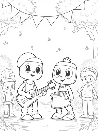 Bluey and Bingo’s music festival