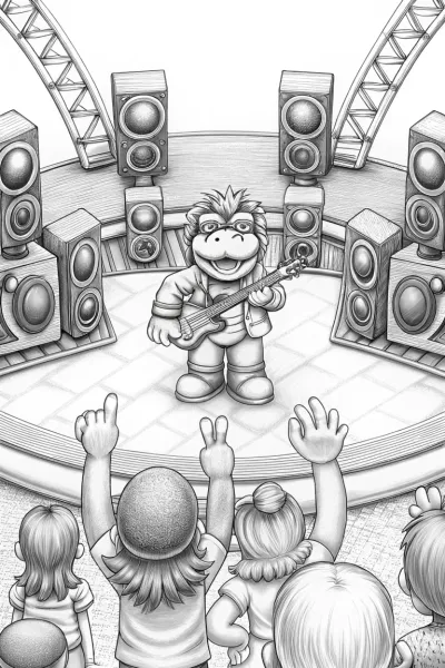 Bowser hosts a music festival