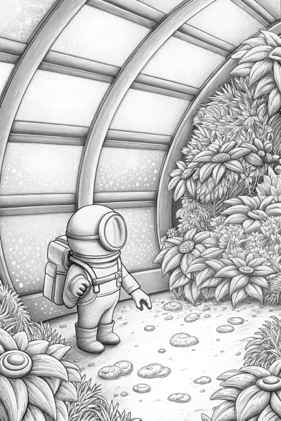Minion tending to alien plants