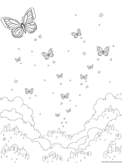 Butterflies weaving colorful dreams