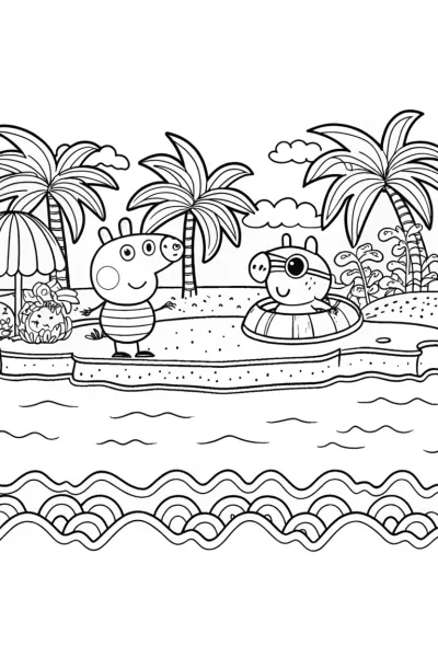 Peppa Pig’s seaside adventure