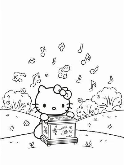 Hello Kitty music box adventure