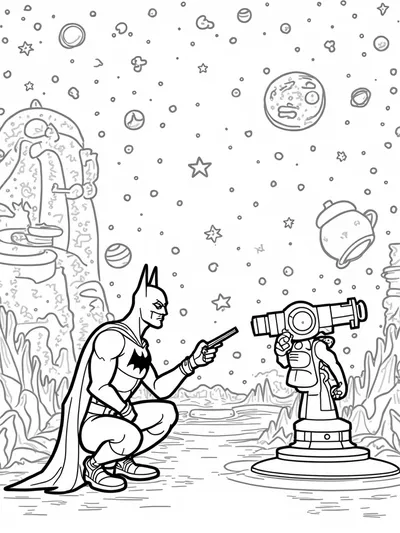 Batman at the enchanted observatory