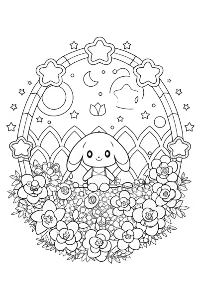 Cinnamoroll’s celestial garden