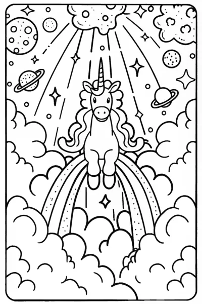Eternity Guardian: Arceus in the Celestial Realm Coloring Page