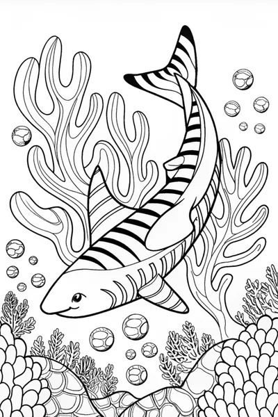 Underwater Adventure with Stripy the Fish