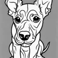 Puppy Portrait Coloring Page