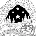 Starry Night in the Mountains