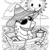 Sharky the Shark in the Ocean Adventure