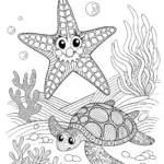 Starry Night Fishing Adventure with Turtle