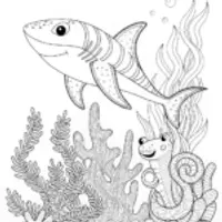 Sharks Exploring the Underwater World