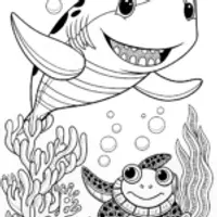 Ocean Adventure with Sharks and Turtles