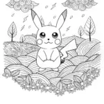 Pikachu’s Electrifying Coloring Adventure