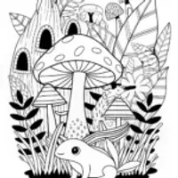 Axolotl in the Enchanted Forest