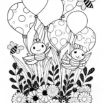 Axolotl’s Balloon Adventure in the Garden