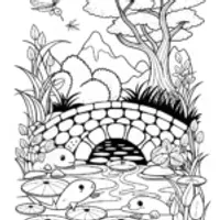 Axolotl’s Serene Pond Adventure