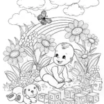Baby’s Colorful Exploration Adventure