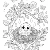 Birdie in the Cozy Nest