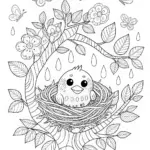 Birdie in the Cozy Nest