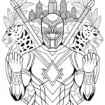 Black Panther Coloring Page
