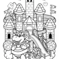 Bowser the Koopa King Coloring Page