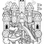 Bowser the Koopa King Coloring Page