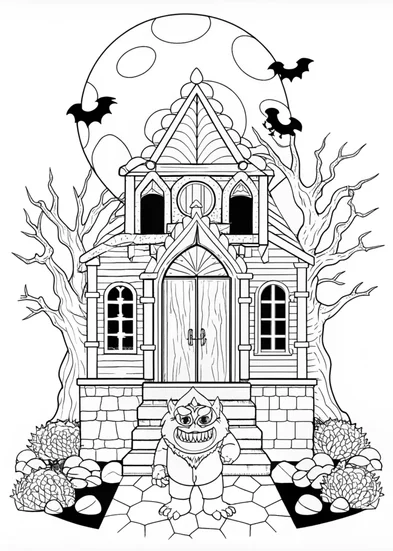 A coloring page of Bowser’s Mighty Roar Coloring Page