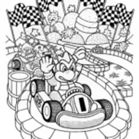 Bowser’s Fiery Roar Coloring Page