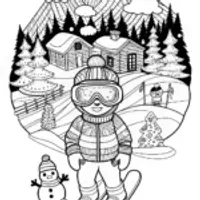 Bowser’s Mountain Adventure Coloring Page