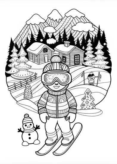 A coloring page of Bowser’s Mountain Adventure Coloring Page