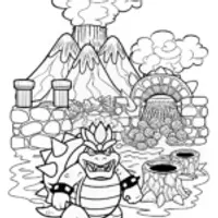 Bowser in the Mountainous Wilderness