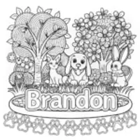 Playful Bear in the Jungle