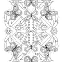 Butterfly Kaleidoscope Coloring Adventure