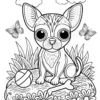 Charming Chihuahua Coloring Fun