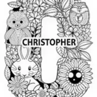 Chiistopher’s Animal Friends Coloring Page