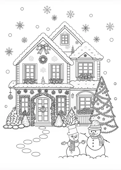 A coloring page of Raindrop Strings Coloring Page