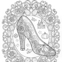 Cinderella’s Magical Shoe: A Royal Coloring Adventure