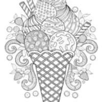 Delicious Melting Ice Cream Cone
