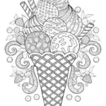 Delicious Melting Ice Cream Cone