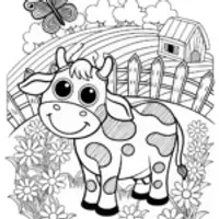 Majestic Bull Coloring Page